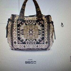 Gucci Black and Cream Tote Bag